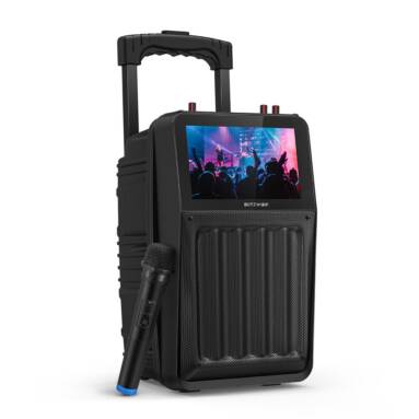€66 with coupon for BlitzWolf® BW-DM1 30W TFT Screen Wireless Party Karaoke Speaker with TFT Screen, HiFi Sound, Wireless Microphone, Multiple Ports, 3000mAh Battery Capacity from EU ES warehouse BANGGOOD