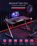 €96 with coupon for BlitzWolf® BW-GD3 Gaming Desk from EU CZ warehouse BANGGOOD