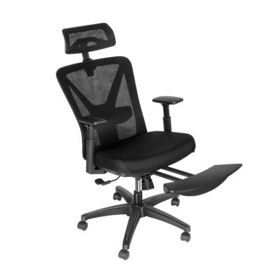 €190 with coupon for BlitzWolf® BW-HOC6 Office Chair Mesh Midday Rest Chair with Hidden Retractable Footrest Adjustable Headrest & Lumbar Support Breathable Mesh Large Tilt + Rocking Office Home from EU CZ FR warehouse BANGGOOD