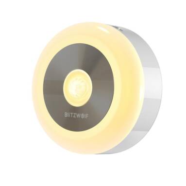 €8 with coupon for BlitzWolf® BW-LT15 LED Motion & PIR Infrared Sensor Night Light 3000K Color Temperature 120° Lighting Angle Battery Operated Night Lamp from EU CZ / CN warehouse BANGGOOD