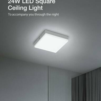 €18 with coupon for BlitzWolf® BW-LT40 LED Square Ceiling Light from EU CZ warehouse BANGGOOD