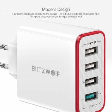 €11 with coupon for BlitzWolf® BW-PL5 30W QC3.0 Fast Charging 2.4A 4-Ports USB Charger EU Plug Adapter with Spower for HUAWEI P20 Mate20 Pro Xiaomi MI9 S10 from  BANGGOOD