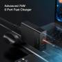 BlitzWolf® BW-S25 75W 6 Ports Desktop Charging Station Charger 