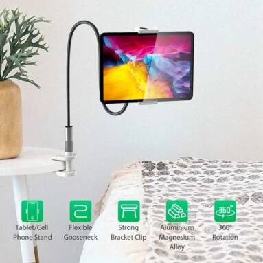 €14 with coupon for BlitzWolf® BW-TS1 360 Rotation Adjustable Flexible Gooseneck Mobile Phone Tablet Stand from EU PL warehouse BANGGOOD