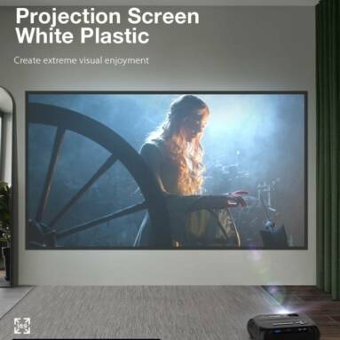 €30 with coupon for BlitzWolf® BW-VS4 100/200 inch Projection Screen White Plastic with 4K Resolution 160°Viewing Angle Backlight 1.2X improvement Draagbare Home Office Projector Screen – 100 Inch from EU CZ warehouse BANGGOOD
