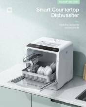 €219 with coupon for BlitzWolf®BH-CDW1 Smart Portable Countertop Dishwasher with APP Control, 4-6 Sets Big Capacity, Dual Water Inlet Modes, 360°Spraying, 75°High Temperature, Five Cleaning Modes, Drying Function from EU warehouse BANGGOOD