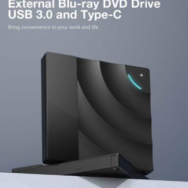 €55 with coupon for BlitzWolf®BW-VD2 External Blu-Ray DVD Player USB3.0+Type-C With Storage Capacity For WIN/MAC from EU ES warehouse BANGGOOD