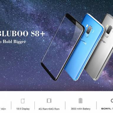 $119 with coupon for Bluboo S8 Plus Smartphone 4GB RAM ROM 64GB from GEARVITA