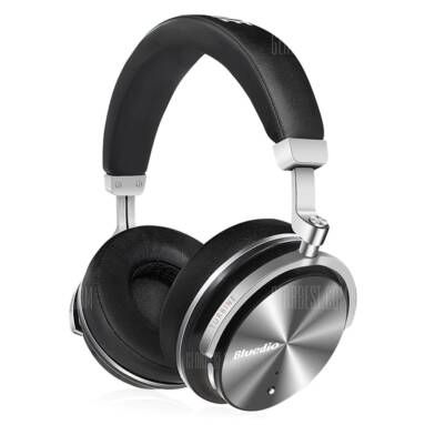 $34 with coupon for Bluedio T4S Noise Cancelling Bluetooth Headphones  –  BLACK EU warehouse from GearVita