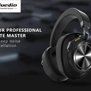 $42 with coupon for Bluedio T6 Headphone Wireless Bluetooth Headset – YELLOW from GearBest