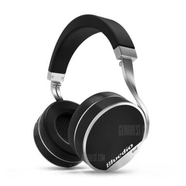 $99 flashsale for Bluedio VINYL Plus Fodable 3D Sound Bluetooth Cordless Headphones  –  SILVER AND BLACK from GearBest
