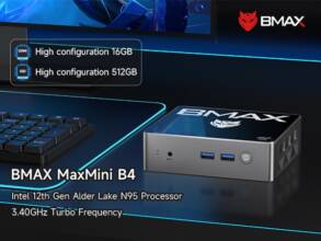 €154 with coupon for Bmax B4 Mini PC, 16GB DDR4 512GB from EU warehouse GEEKBUYING