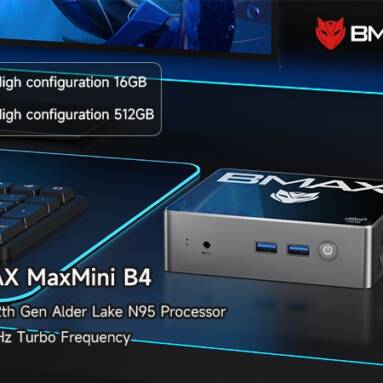 €159 with coupon for BMAX B4 Mini PC, 16GB DDR4 512GB from EU warehouse GSHOPPER