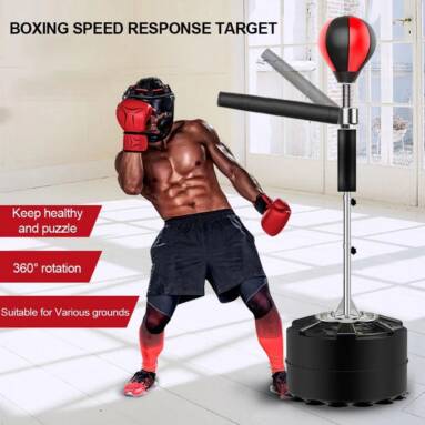 €102 with coupon for Bominfit BT1 Boxing Speed Response Target Durable Adjustable Height Training Boxing Ball Professional Heavy Stand Punching Bag from EU CZ warehouse BANGGOOD