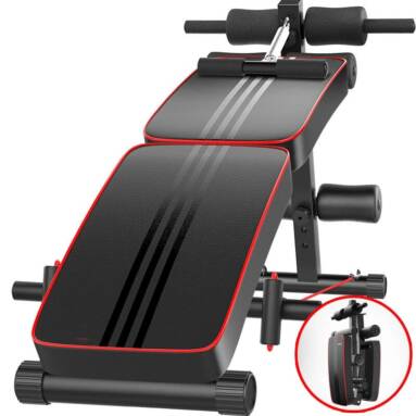 €35 with coupon for Bominfit WB4 Multifunctional Sit-up Bench Foldable Abdominal Machine 10 Gear Adjustable Trainer Board with Pillow Home Gym Fitness Equipment from EU PL warehouse BANGGOOD