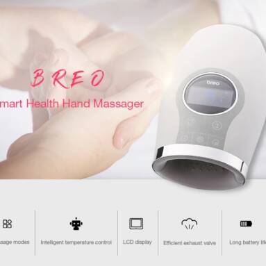 €105 with coupon for Breo WOWOS Intelligent Health Hand Massager from GEARBEST
