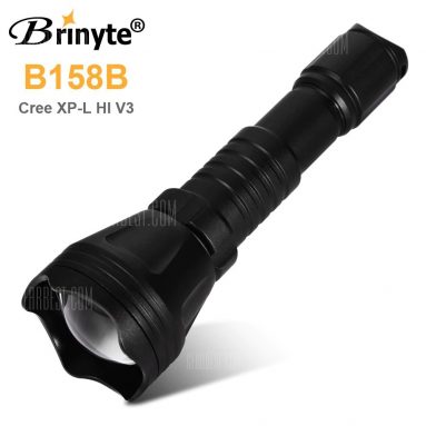 $ 19 với phiếu giảm giá cho đèn LED làm việc phóng to Brinyte B158B - CREE XPL HI V3 BLACK từ GearBest