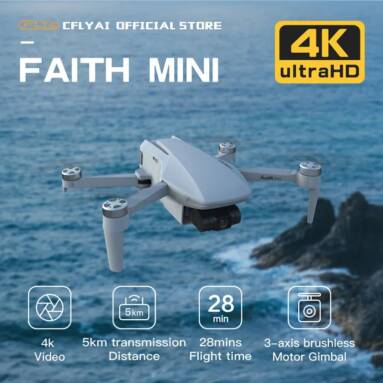 €153 with coupon for C-FLY Faith Mini RC Drone Quadcopter RTF – One Battery from BANGGOOD