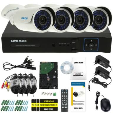 64% OFF OWSOO 8 Channel CCTV Surveillance DVR Security System,limited offer $103.99 from TOMTOP Technology Co., Ltd