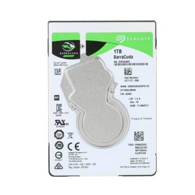 $8 OFF Seagate 1TB Laptop Hard Disk Drive,free shipping $39.99(Code:ST5008) from TOMTOP Technology Co., Ltd