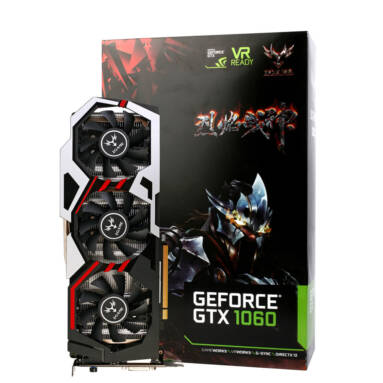 49% OFF Colorful GTX iGame 1060 6GD5 Graphics Card,limited offer $322.99 from TOMTOP Technology Co., Ltd