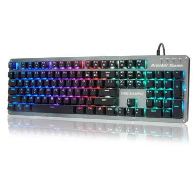 $15 OFF Arealer Roarer 104 Keys Gaming Macro Keyboard,free shipping $47.99(Code:ARKB15) from TOMTOP Technology Co., Ltd