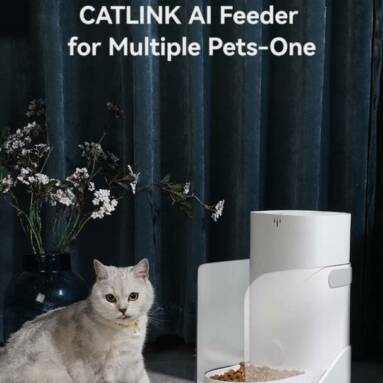 €77 with coupon for CATLINK CL-F-01 Cat Food Feeder, 3.5L Pet Smart Food Dispenser from EU warehouse GEEKBUYING