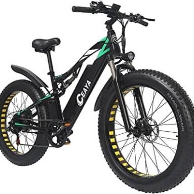 €1527 with coupon for CEAYA WL01 500W 26″ Electric Fat Tire Mountain E-bike 48V 17Ah 40km/h 60km from EU warehouse BUYBESTGEAR
