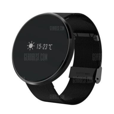 $19 with coupon for CF006 Smart Watch Heart Rate Blood Pressure Blood Oxygen Monitoring Smart Bracelet  –  BLACK STEEL BAND from GearBest