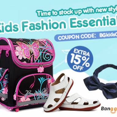 Extra 15% OFF for Children Fashion New Styles from HongKong BangGood network Ltd.