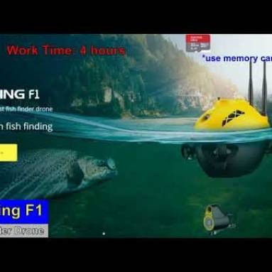 €455 with coupon for CHASING F1 Fish Finder Drone 28m Working Depth 6 Hours Runtime Wireless Underwater Fishing Camera from EU CZ warehouse BANGGOOD