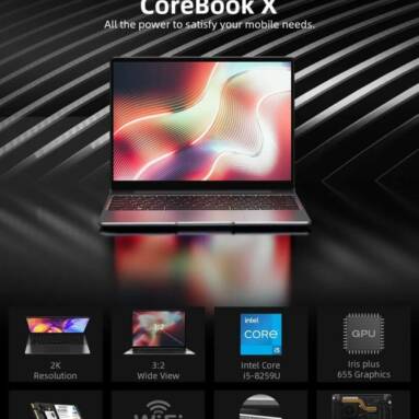 €251 with coupon for CHUWI CoreBook X Intel Core i5-8259U 16GB+512GB from EU warehouse ALIEXPRESS