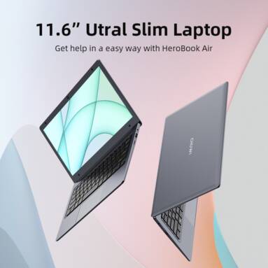 €186 with coupon for CHUWI HeroBook Air 11.6 inch 16:10 Screen Intel Celeron N4020 4GB LPDDR4 RAM 128GB SSD 36Wh Battery 178° Viewing Angle 0.91KG Lightweight Notebook from BANGGOOD
