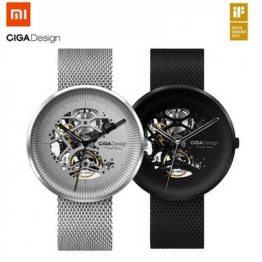 $152 with coupon for CIGA Design MY Series MY – II Mechanical Watch from Xiaomi youpin – Black	from GEARBEST
