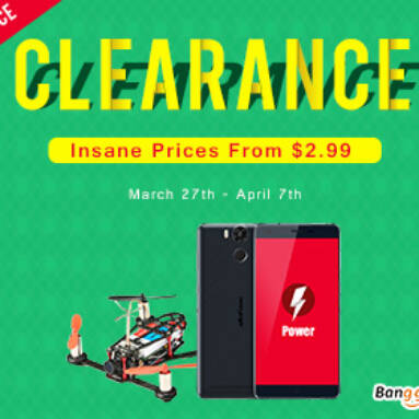 March Clearance: From $2.99 from BANGGOOD TECHNOLOGY CO., LIMITED
