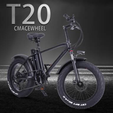 €969 with coupon for CMACEWHEEL T20 Moped Electric Bike Five Speeds 750W Motor 10Ah Smart BMS Max Speed 45km/h Smart Display Disk Brake 20 x 4.0 Fat Tires from EU warehouse BUYBESTGEAR