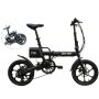 CMSBIKE F16 Extra Battery Set 36V 7.8AH 250W Black 16 Inches Folding Electric Bicycle 20km/h 65KM Mileage Intelligent Variable Speed System With An Extra Battery
