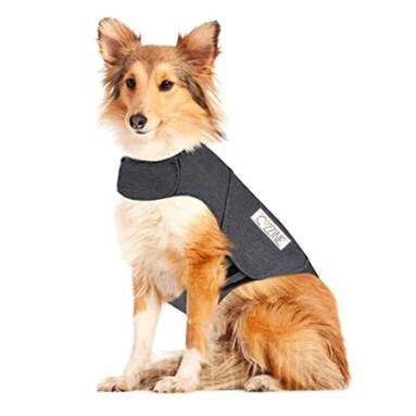 $9 flashsale for COZZINE Pets Anxiety Calming Jacket Thundershirt for Dogs  –  L  GRAY from GearBest