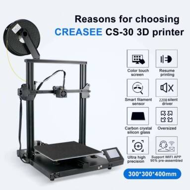 €259 with coupon for CREASEE CS30 3D Printer from EU warehouse GEEKBUYING