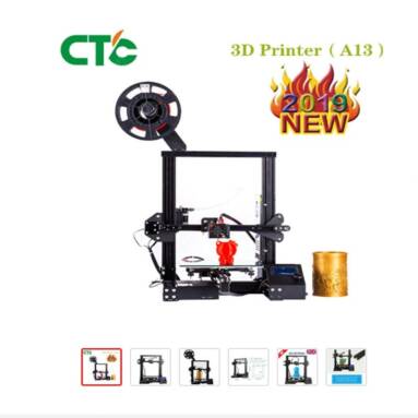 €98 with coupon for CTC 2019 A-13 Updated 3D Printer Aluminum DIY kit with Resume Print 220x220x250mm Ender – EU GERMANY Warehouse from GEARBEST