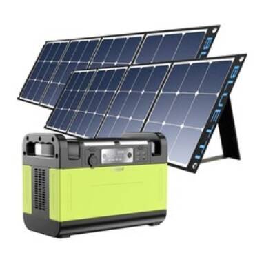€1249 with coupon for CTECHi GT1500 1500W Portable Power Station, 2 x BLUETTI SP120 120W Solar Panels from EU warehouse GEEKBUYING