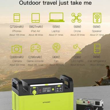 €899 with coupon for CTECHi GT1500 1500W Portable Power Station from EU warehouse GEEKBUYING