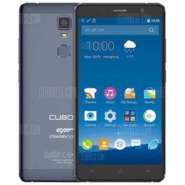 $99 with coupon for CUBOT Cheetahphone 4G Phablet  –  GRAY from GearBest