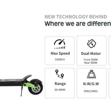 €913 with coupon for CYBERBOT MINI 18Ah 48V 500*2 Dual Motor Folding Moped Electric Scooter 8.5 inch Tire 53km/h Top Speed 30-40km Mileage Range 150kg Max Load from EU CZ warehouse BANGGOOD