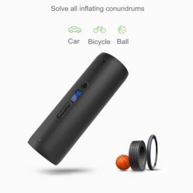€37 with coupon for CYCPLUS A5 150PSI Intelligent Tyre Inflator 2000mAh Power Bank LCD Display LED Emergency Flashlight Air Pump for Bicycle/ Car/ Motorcycle/Inflatable Toys/Ball from BANGGOOD