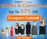 Cables & Converters-Up To 57% Off from Newfrog.com