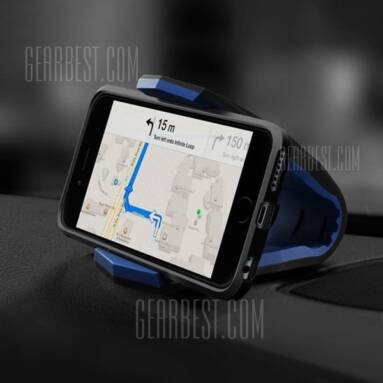 $5 with coupon for Car Dashboard Mobile Alligator Clip  –  BLUE from GearBest