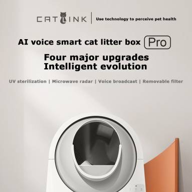 €547 with coupon for CATLINK SCOOPER Pro AI Voice Smart Cat Litter Box from EU warehouse GEEKBUYING