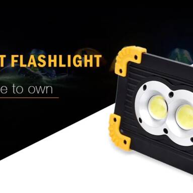 $9 with coupon for Chargeable Portable Flood Light Charging Bank for Outdoor Camping from GearBest