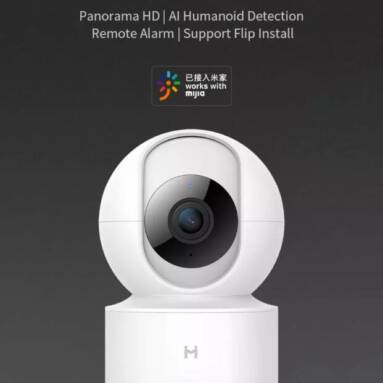 €21 with coupon for [International Version] Chuangmi Xiaobai H.265 1080P Smart Home IP Camera EU Plug 360° PTZ AI Detection WIFI Security Monitor from Xiaomi Eco-system from BANGGOOD